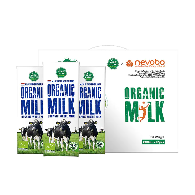 荷兰进口 Vecozuivel/乐荷有机全脂纯牛奶整箱200mL*12盒,咖啡/麦片/冲饮,纯牛奶,淘宝优惠券,粉丝福利购,淘宝优惠卷