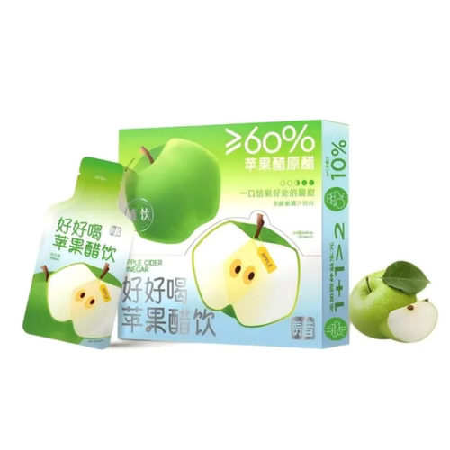 贾氏贡醋好好喝苹果醋饮30ml*8条0糖0脂0钠解腻便携小包装直饮醋