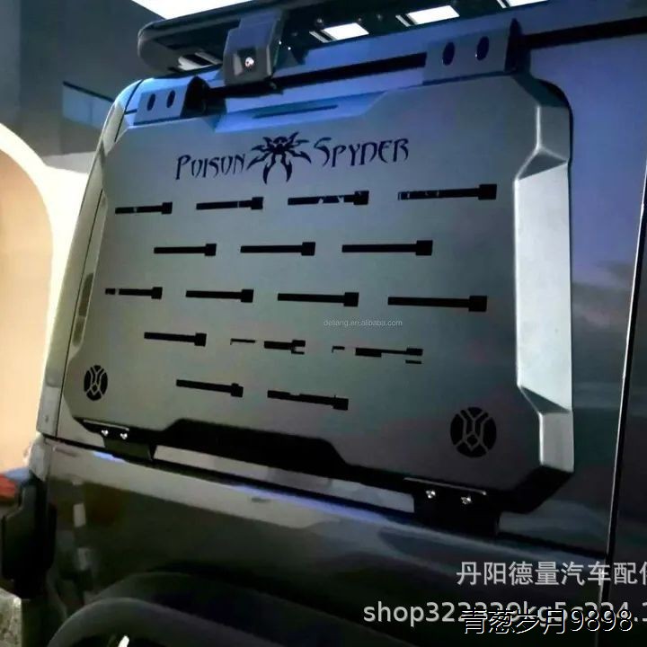 适用于JEEP牧马人拓展架JL后窗玻璃装甲 工具挂网 牧马人侧窗护甲