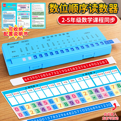 小数点位移数位顺序读数器计算架