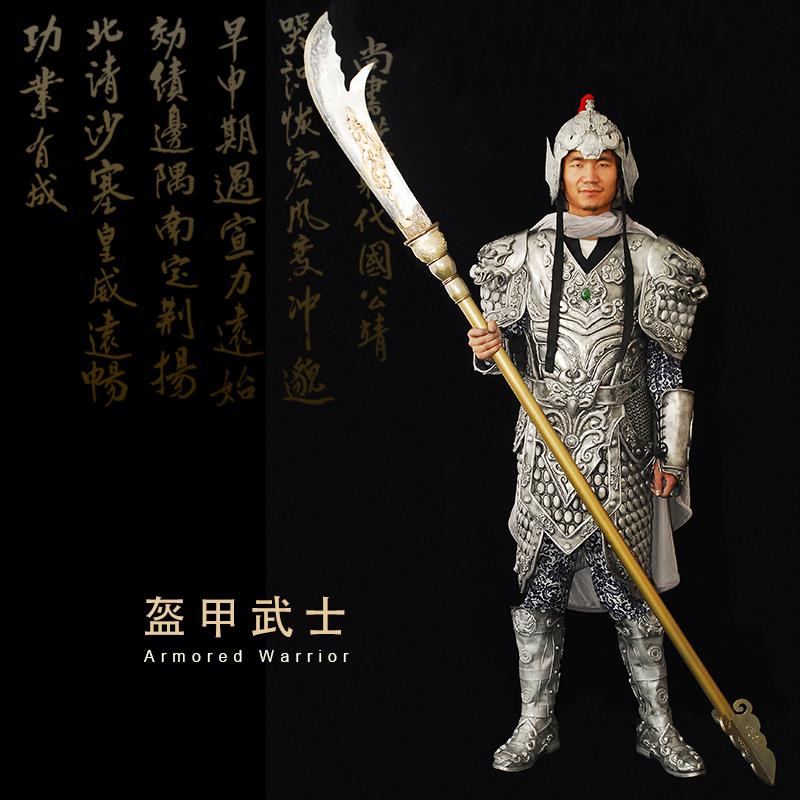 定制中华甲胄铠甲古代兵甲还原服饰cos影视道具服装盔甲武士人穿
