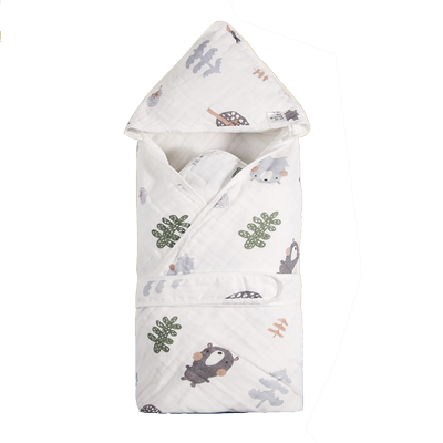 初生婴儿抱被产房纯棉纱布宝宝