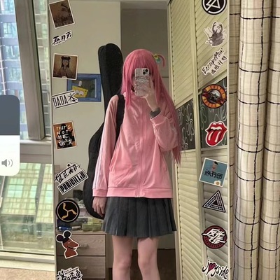 运动服百褶裙粉色运动服Cosplay