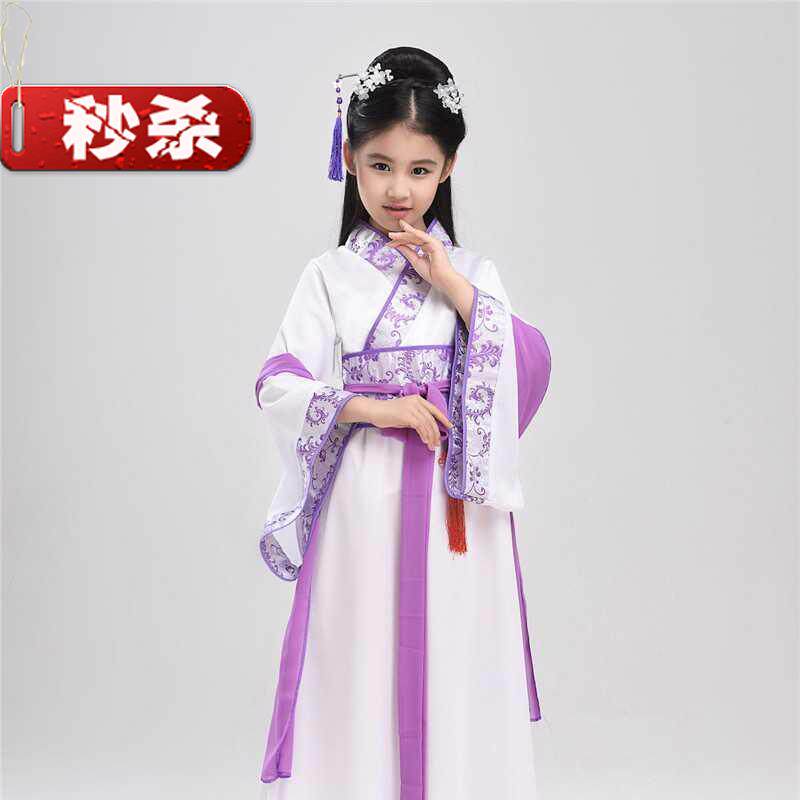 2019。7-8-9汉服儿童服装女孩襦裙10-11-1j2岁小孩子古装改良女童在类目 女装/女士精品, 唐装/民族服装/舞台服装, 民族服装/舞台装中 - 来自Buy2taobao.com提供专业的淘宝代购服务