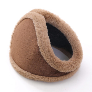 保暖耳罩秋冬季男女款耳包防寒防冻耳暖毛绒耳套纯色后戴式耳捂子