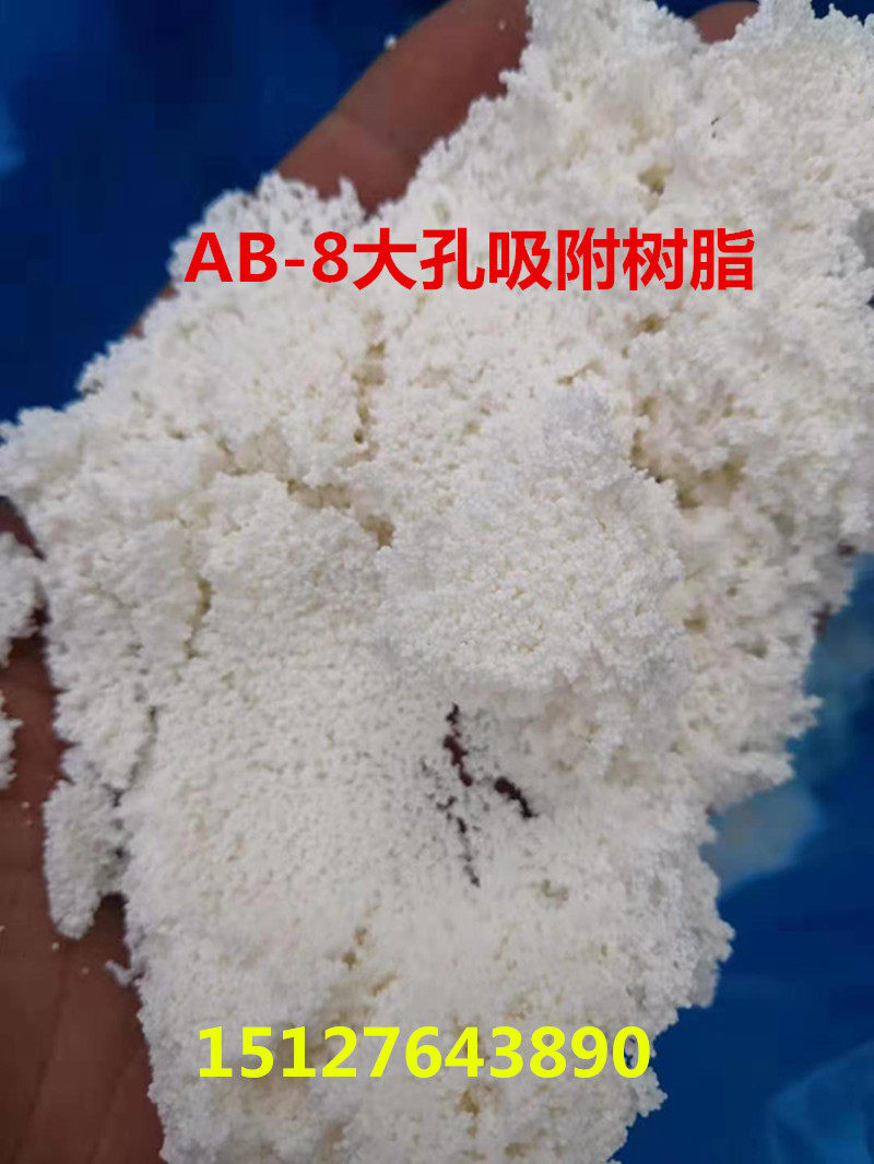 ab-8 大孔吸附树脂 ab-8 500g/袋 生化制药专用树脂层析柱树脂