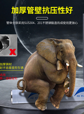 304不锈钢烟管/0.6MM厚度100/120/150/160/180/200MM烟筒排烟管