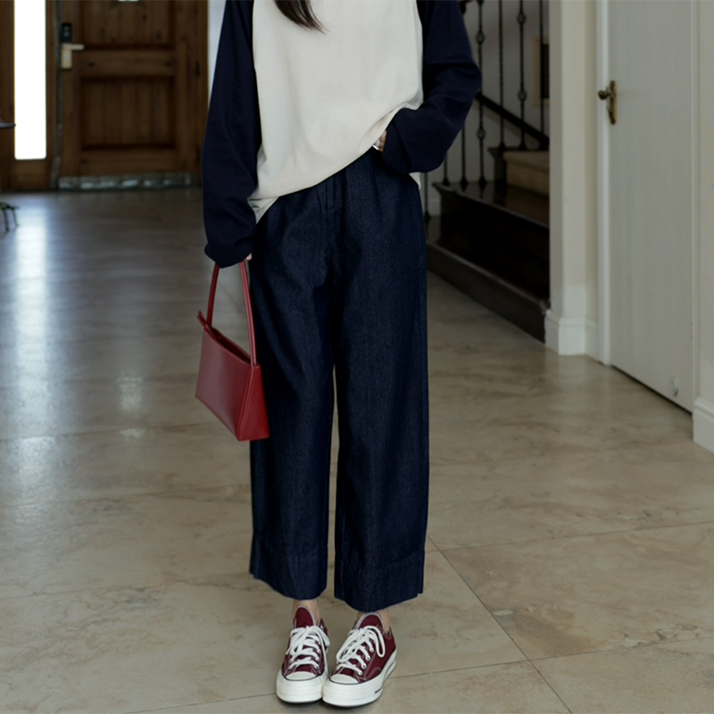 【年终清仓 售完不补】100棉休闲九分裤阔腿裤 G924Z10567-2,女装/女士精品,牛仔裤,淘宝优惠券,粉丝福利购,淘宝优惠卷