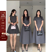 西装 连衣裙 收腰显瘦背心公主裙夏季 新款 郭九九呢 气质名媛无袖