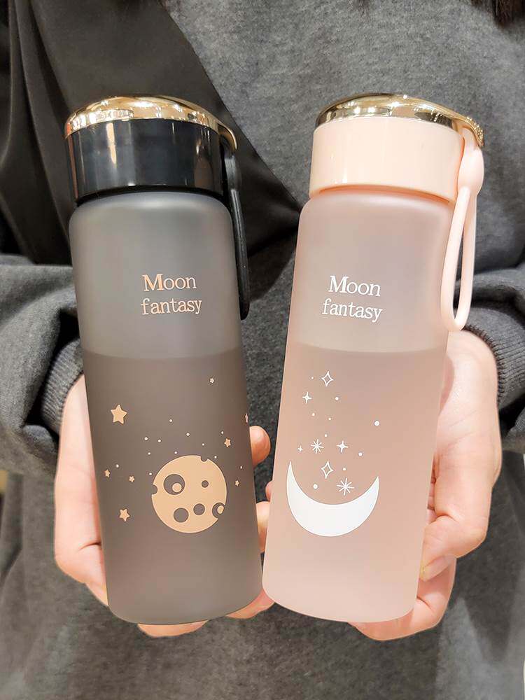 水杯女新款202防摔女生中学生高颜值塑料杯子高中生上学专用初中