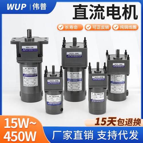 伟普12v24v调速电机直流