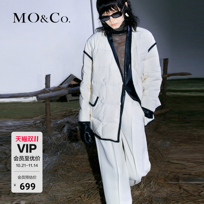 MOCO小香风羽绒服设计感