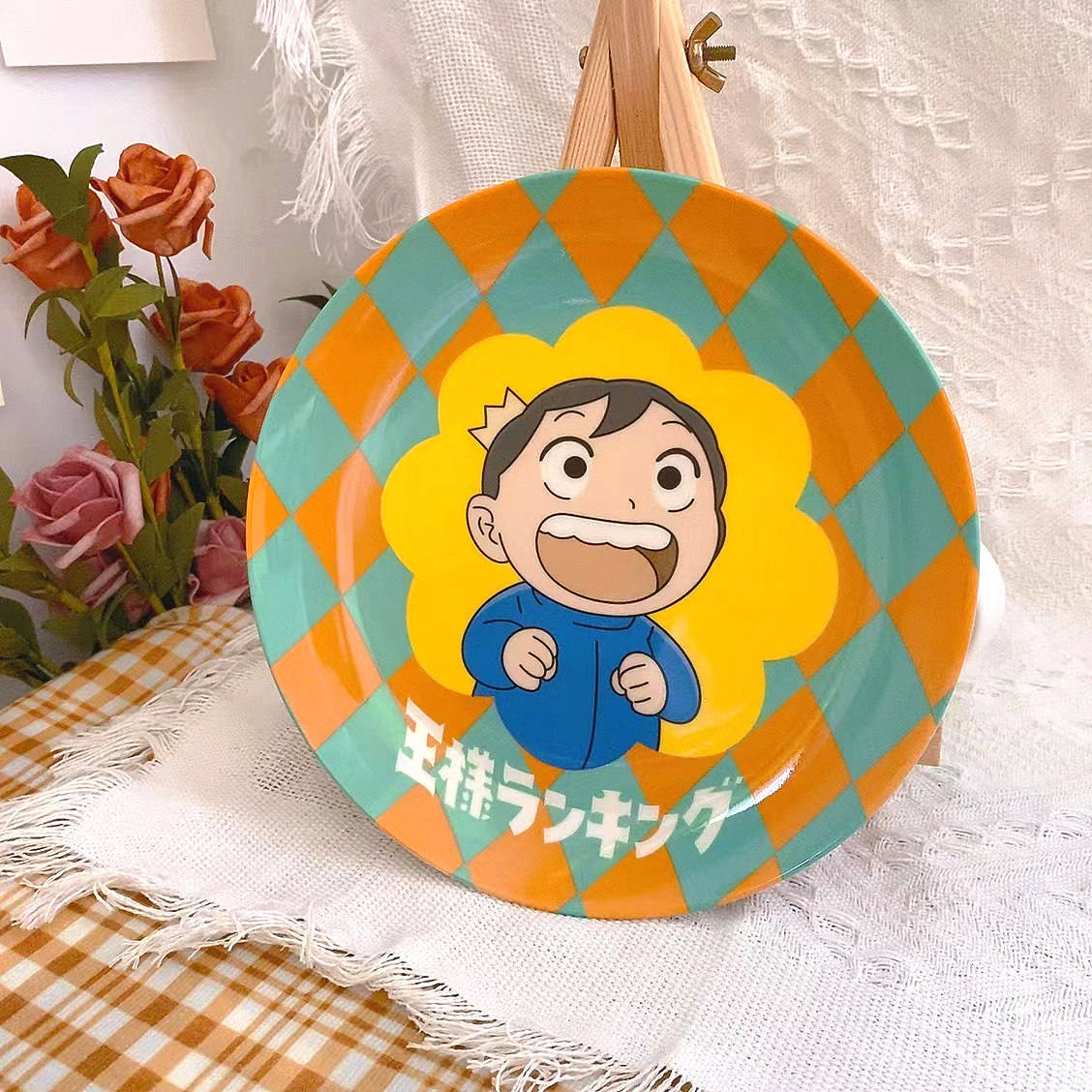 卡卡比平盘国王排名波吉卡通可爱动漫学生家用耐高温陶瓷餐具盘子