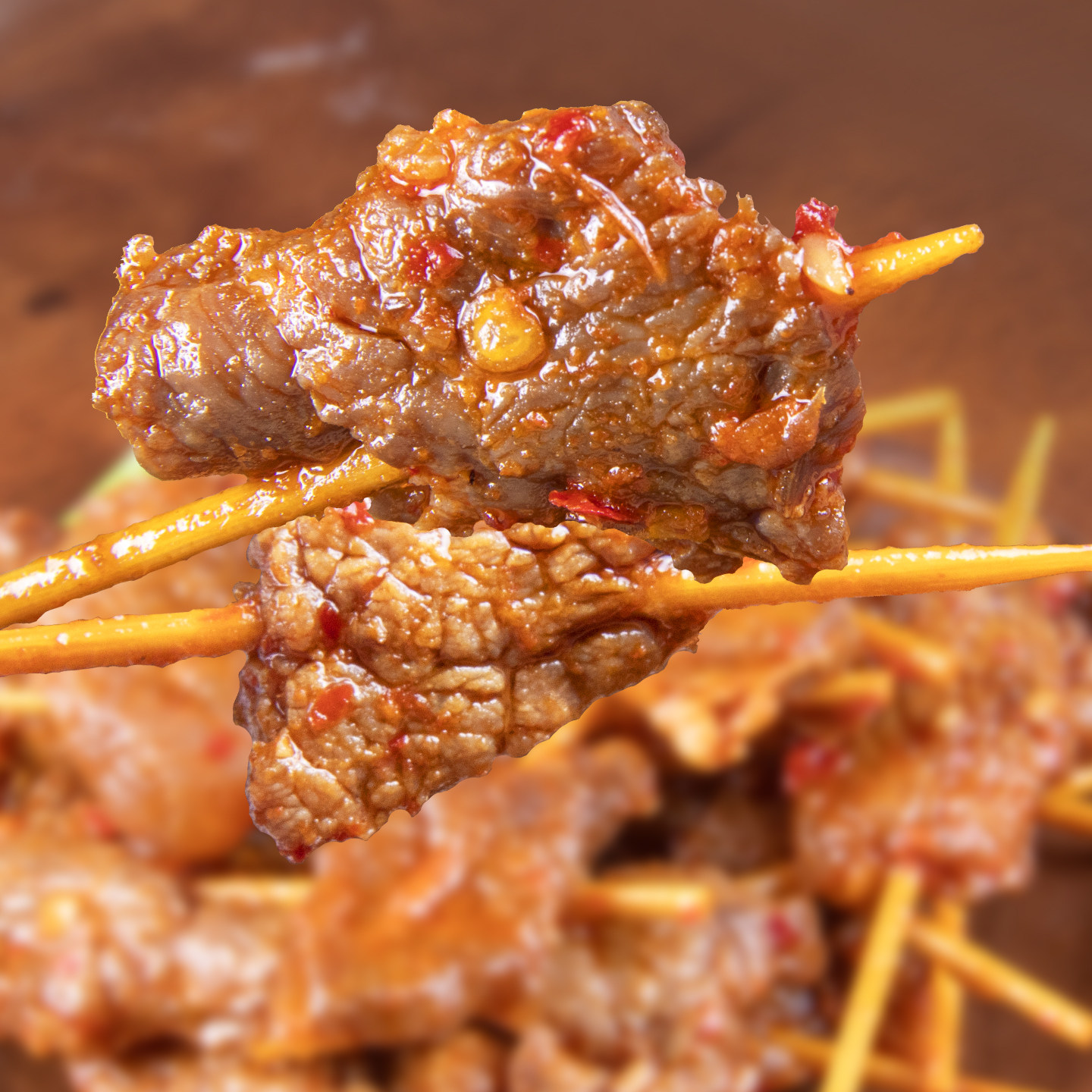 田良君牙签牛肉高蛋白零食速食开袋解馋下酒菜特产追剧休闲零食