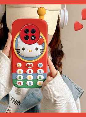 适用oppoa6pro手机壳a6max卡通a6gt立体a6可爱KT猫a6i大哥大por凯蒂猫0pp0电话红色趣味新款超火防摔硅胶软壳