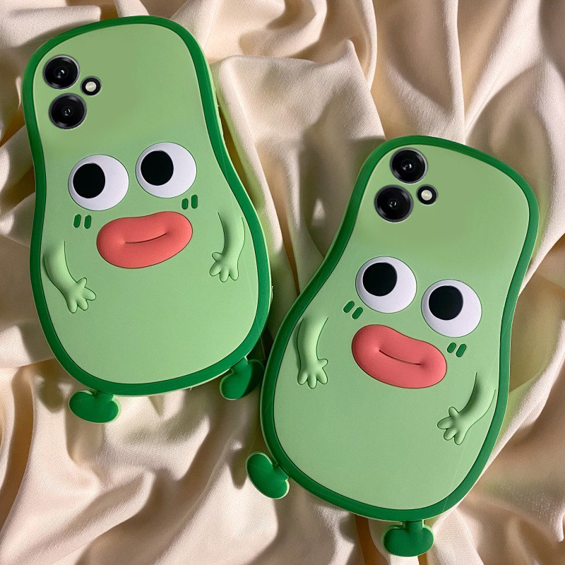 手机壳硅胶卡通趣味牛油果表情小人