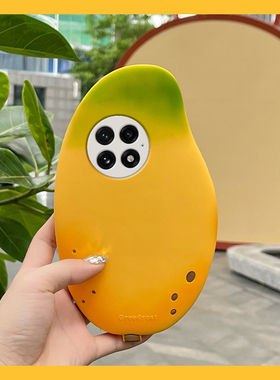 适用oppo一加ace5pro手机壳1+13可斜挎12立体ace3v芒果ace2带挂绳11挂链10夏天9水果8背带7斜挎oneplus十黄色