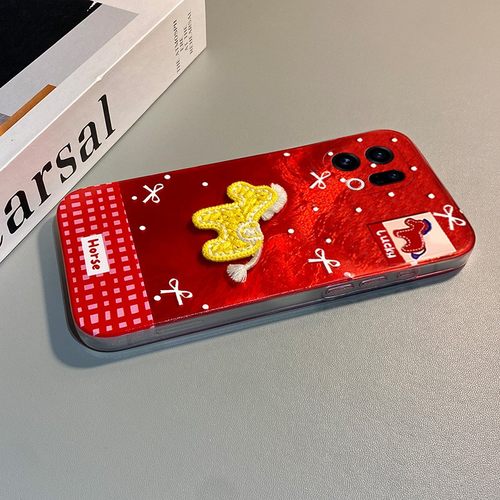 手机壳硅胶新年2026马年挂件手绳