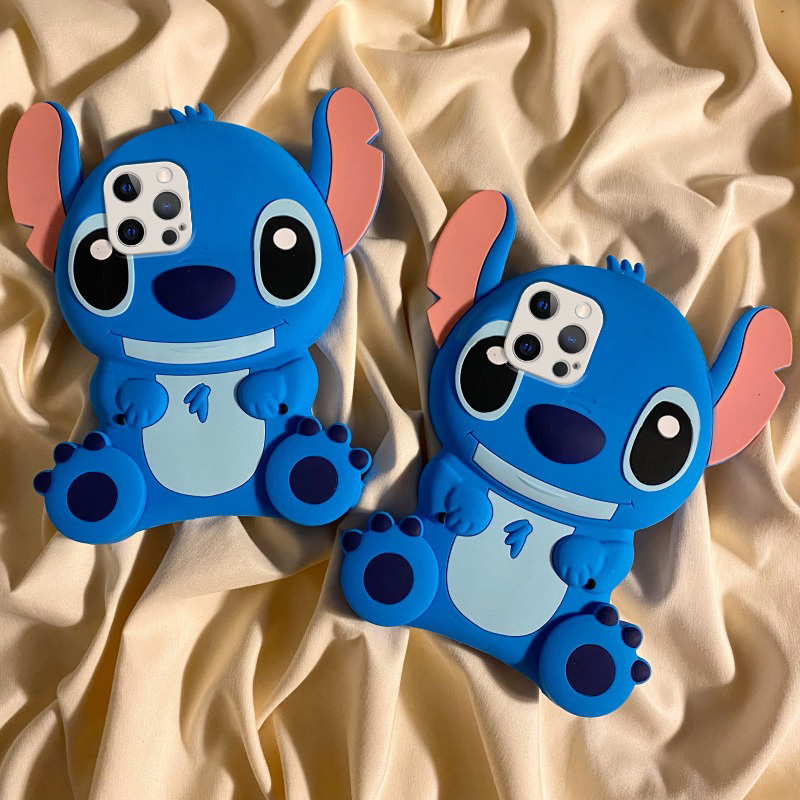 手机壳硅胶可爱卡通大耳朵史迪仔