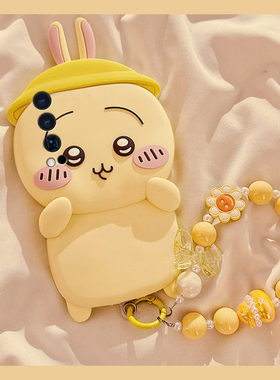 适用vivoiqooneo10pro+手机壳iqooneo9卡通8立体7se乌萨奇5s带3手链6挂链855可爱8se黄色十vivo硅胶软壳女生p