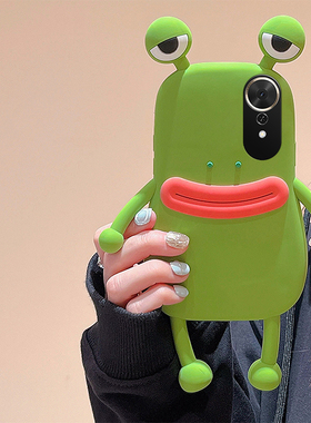 立体香肠嘴青蛙适用华为荣耀畅玩70plus手机壳play10c可爱plus卡通paly情侣honor绿色huawei清新新款硅胶软壳