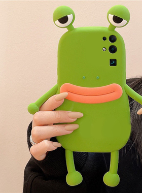 适用华为荣耀v30pro手机壳麦芒30卡通30pro+立体x30i青蛙x20se香肠嘴20s搞怪10i丑萌v10趣味9x绿色十硅胶软壳