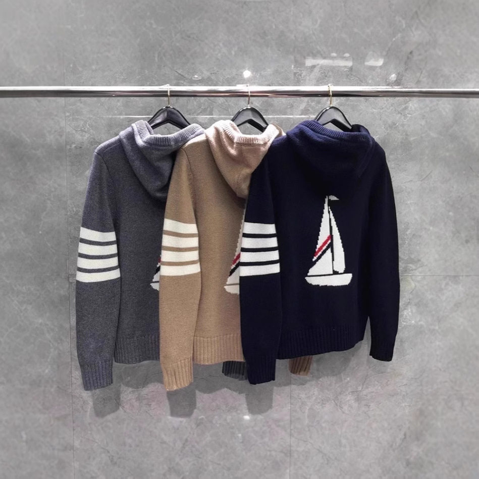 2026冬新款连帽休闲男士开衫毛衣男款女上衣卫衣潮牌情侣外套男装