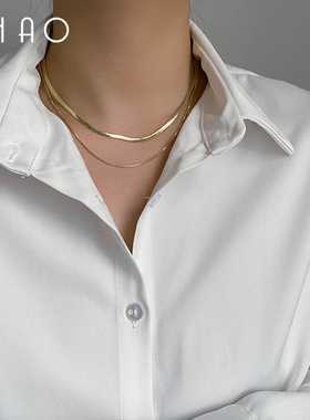 不褪色ins风脖颈choker项链女潮