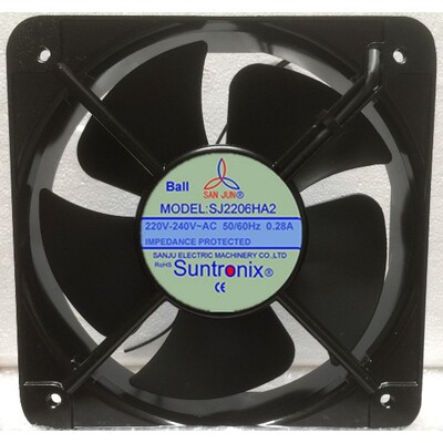 全新正品三巨SJ2206HA2/HBL-2 220V 0.28A 20060机柜轴流散热风扇