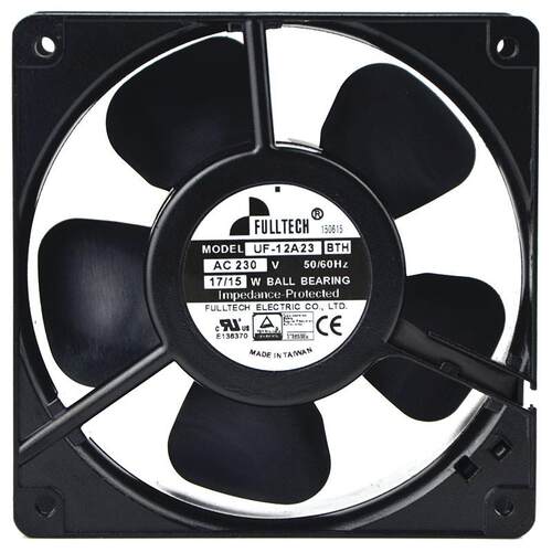 全新原装台湾福佑FULLTECH UF12A23BTH/BWH 230V机柜电箱散热风扇