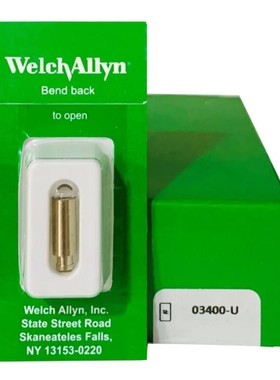 welch allyn 伟伦24020检耳镜/电耳镜灯泡 03400 2.5V0.66A