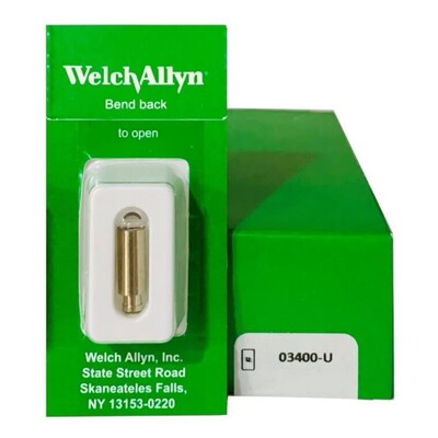 welch allyn 伟伦24020检耳镜/电耳镜灯泡 03400 2.5V0.66A