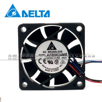 全新原装台达 AFB0624MB 7系驱动器散热风机 24V变频器风扇 6025
