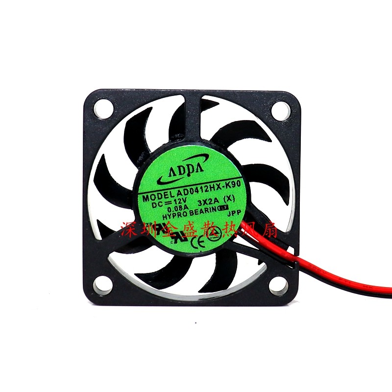 AD0412HX-K90 全新原装ADDA 4006 12V 0.08A 4CM超薄静音散热风扇