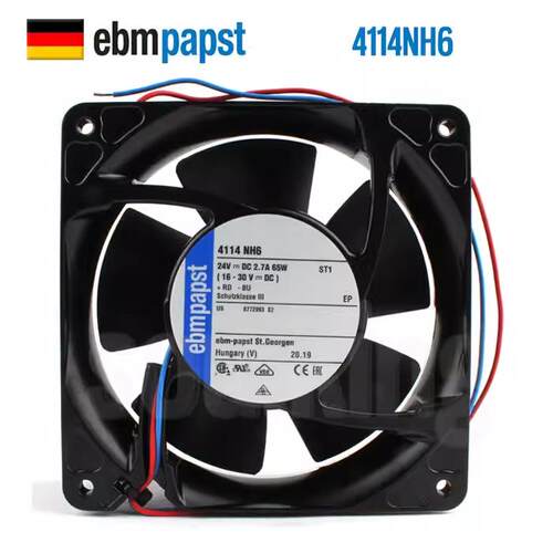 4114NH6 ebmpapst 全新原装 65W 120*120*38mm 发射机散热风扇