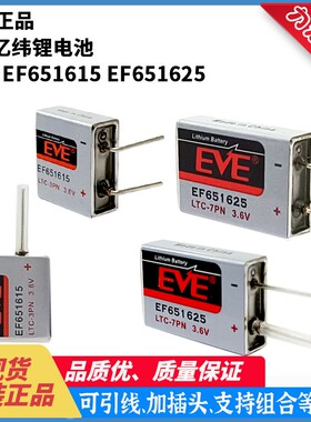 原装EVE亿纬EF651625 EF651615 LTC-3PN LTC-7PN海德宝印刷机电池