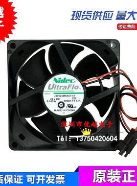 U80T24MS4A7-51 原装Nidec 8025 24V 0.165A汇川15kw变频器风扇
