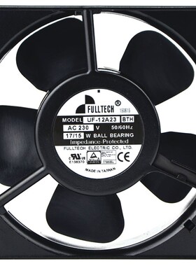 全新原装台湾福佑FULLTECH UF12A23BTH/BWH 230V机柜电箱散热风扇