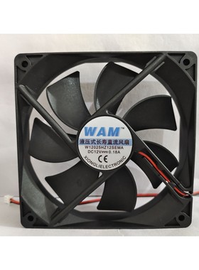 全新WAM液压式长寿直流风扇 W6015/12025/14025HZ12SEMA 12V 8015