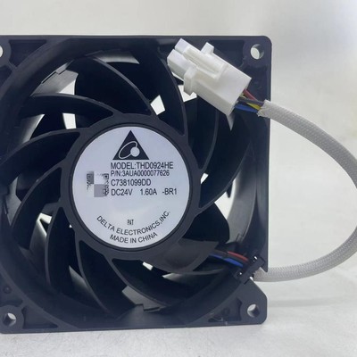 DELTA THD0924HE 24V 1.6A ABB变频器ACS880R3 11-15KW散热风扇