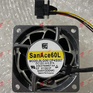 原装三洋SANYODENKI 风扇 9LG0612P4S007 60X25MM 12VDC0.67A PWM