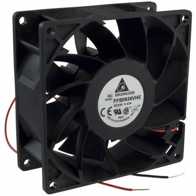 全新正品台达 FFB0924VHE 24V 0.42A 9CM厘米变频器 散热风扇