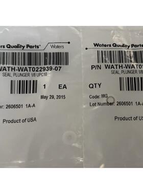 Waters柱塞杆密封圈 WAT022939 515 1525泵密封圈WAT026612 促销