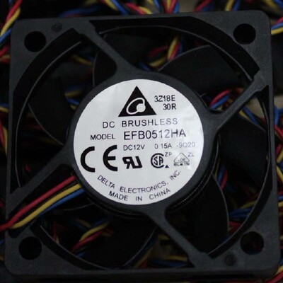 EFB0512HA EFB0512HHA DC12V 0.15A 原装台达 50*50*10MM轴流风扇