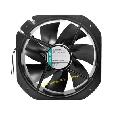 全新SOTOP SF2509HA2B AC220V 28080 0.23A控制机柜散热风扇22580