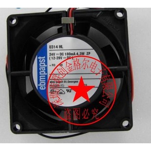 8314HL 8314U 8314L 8314 24V180MA4.3W2.2W原装进口进口风扇