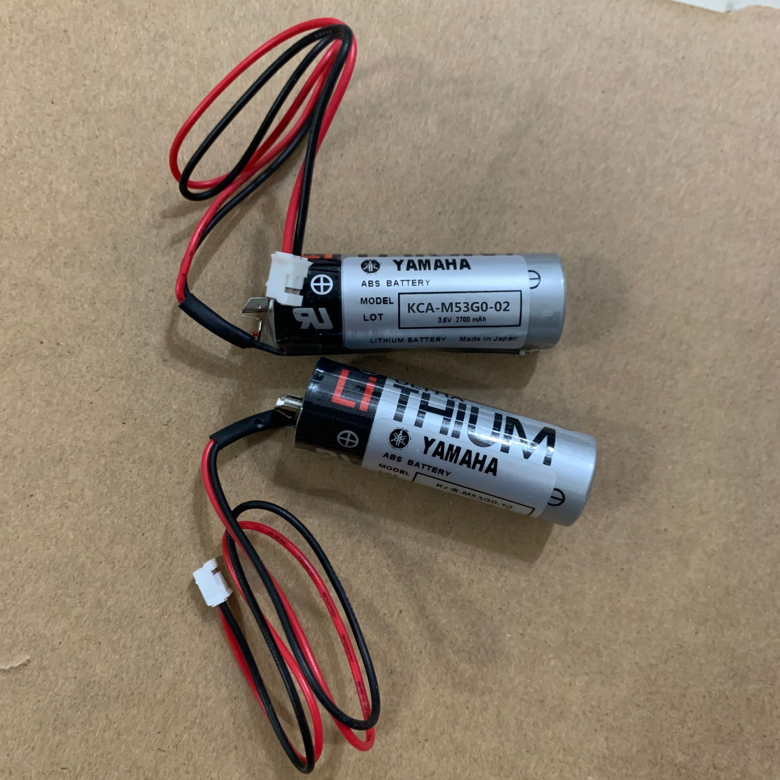 日本进口YAMAHA雅马哈机械手电池RCX340 KCA-M53G0-02 3.6V电池