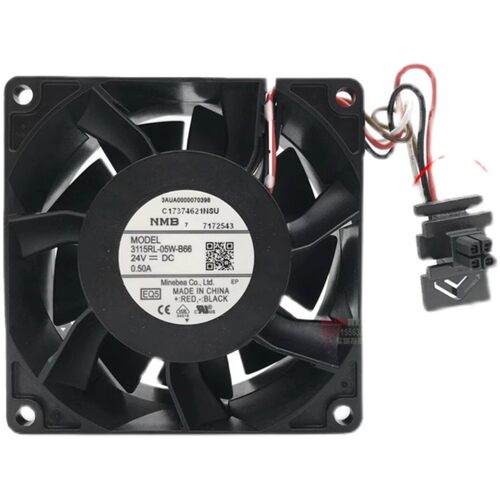 3115RL-05W-B66 DC24V 0.50A原装正品NMB 80*80*38mm 4线设备风扇