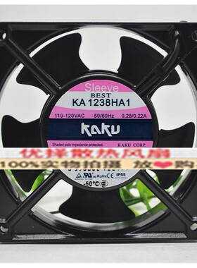 KAKU卡固KA1238HA1 BAT/SAT AC110V~120V UPS机柜电源散热扇12038