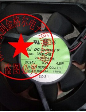 CNDC24B7 DC24V 0.2A 4.8W CNDC24B4 CNDC24B7R原装日本SERVO风扇